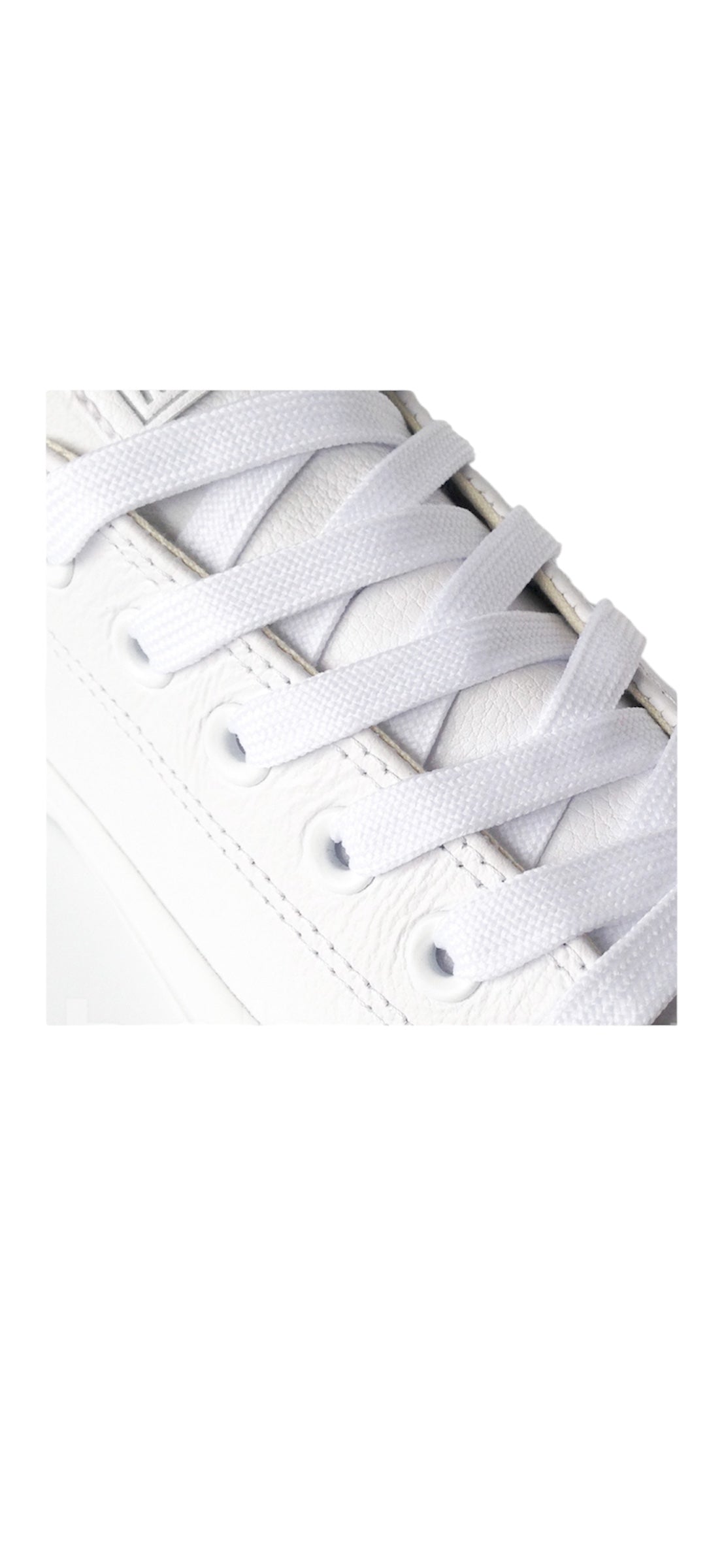 Flat White Shoelaces